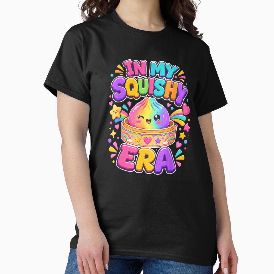 In My Squishy Era Cute Rainbow Kawaii Dumpling Aesthetic Design by DuneHaicna