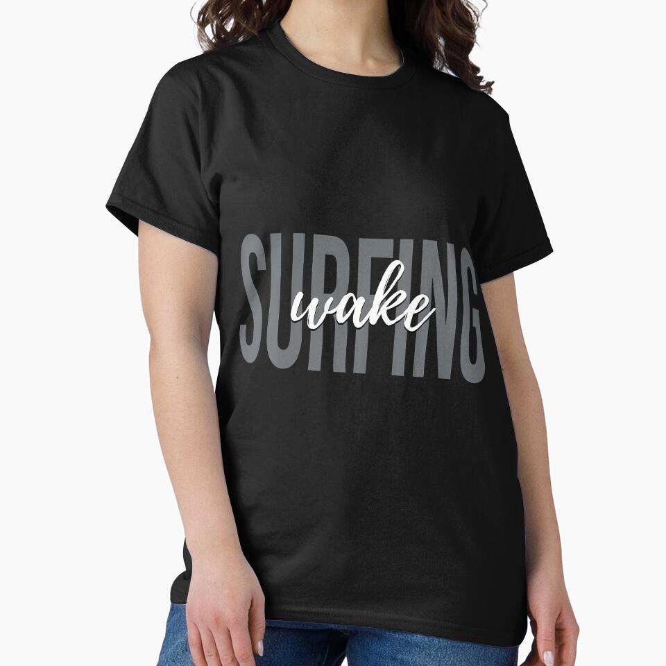 Wake Surfing Wakesurf Wake Surfer Surfing Boat by KristinTara