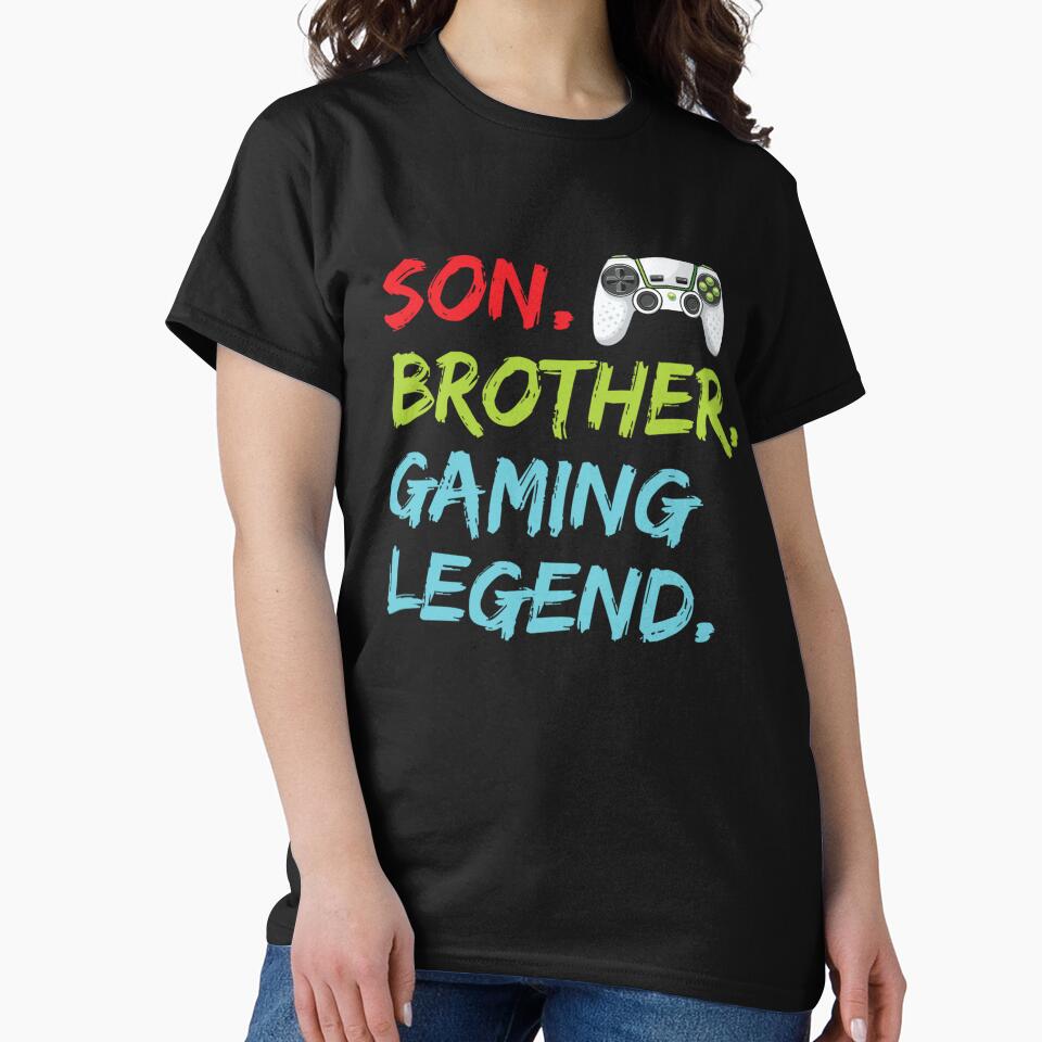 Funny Gaming Boys Girls Men Gamer Brother Video Game by taaddison50