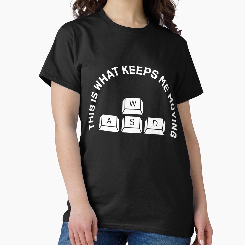 Wasd - Gaming Shirt by Fabian Amstutz