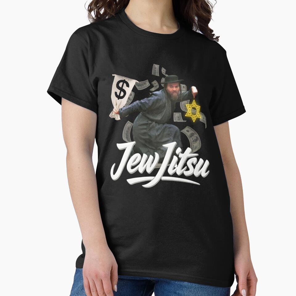 Jew Jitsu Funny Meme Graphic Tee by retrogarms