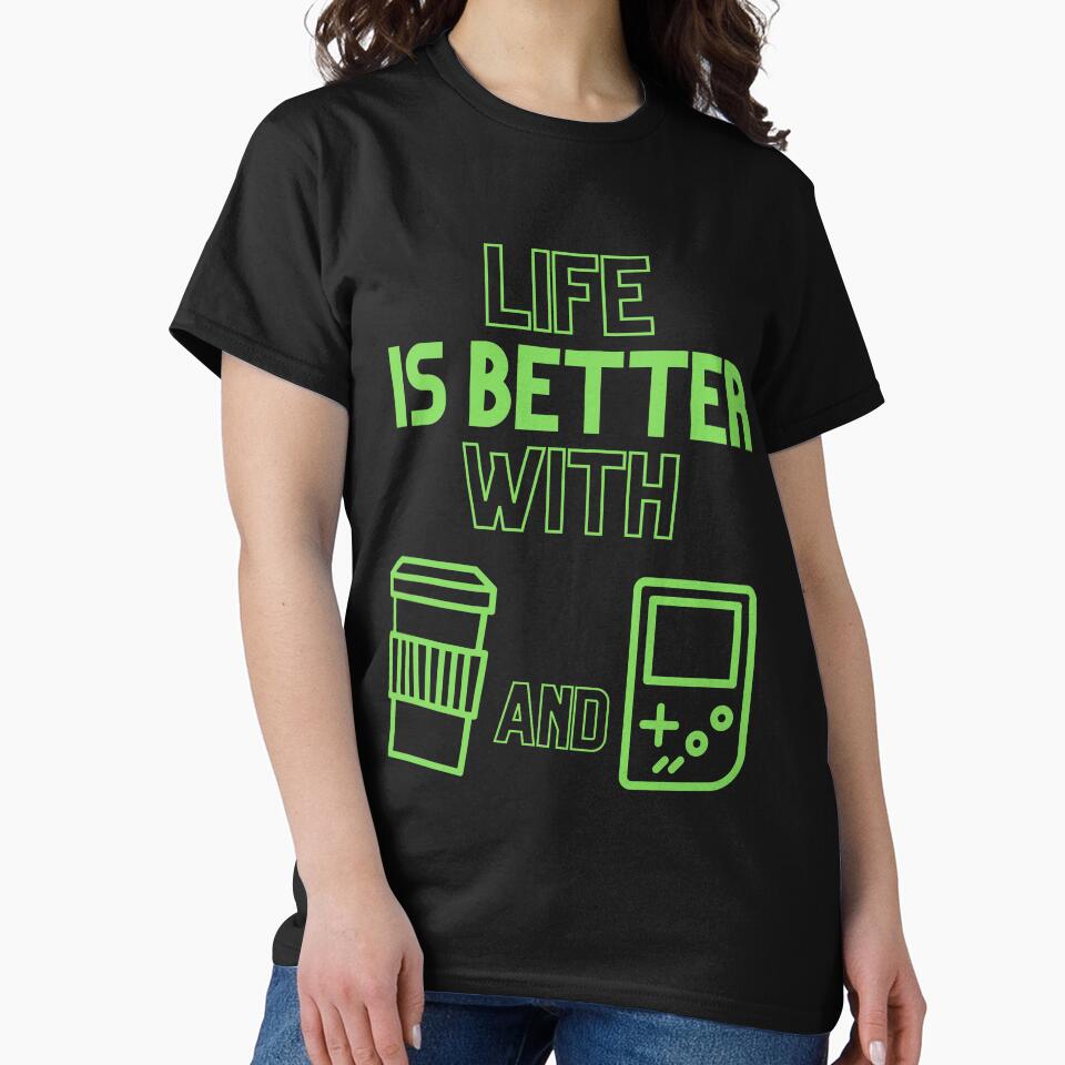 Life Is Better With Coffee And Gaming by Quineveer Alice