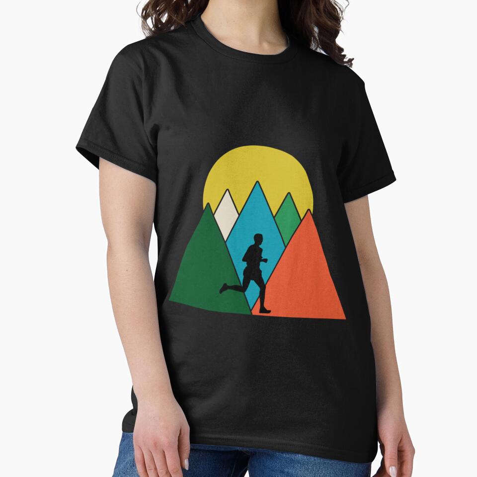 Triangle Mountains - Trail Runner| Perfect Gift by sherricam