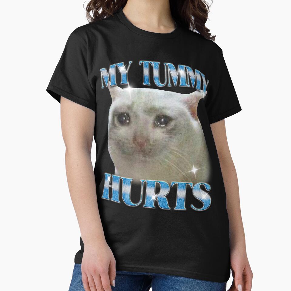My Tummy Hurts 90s Bootleg Style by SurrealisticLeo