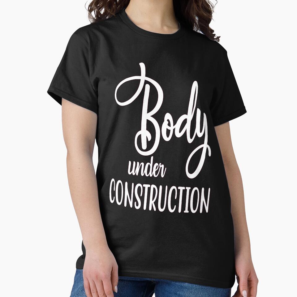 Sarcastic Humor Art Design Body Under Construction by fantasticdesign