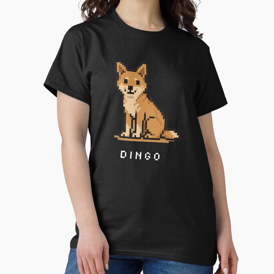Cute Pixel Art Dingo - Retro 8-Bit Wildlife Design by SLGA-Designs