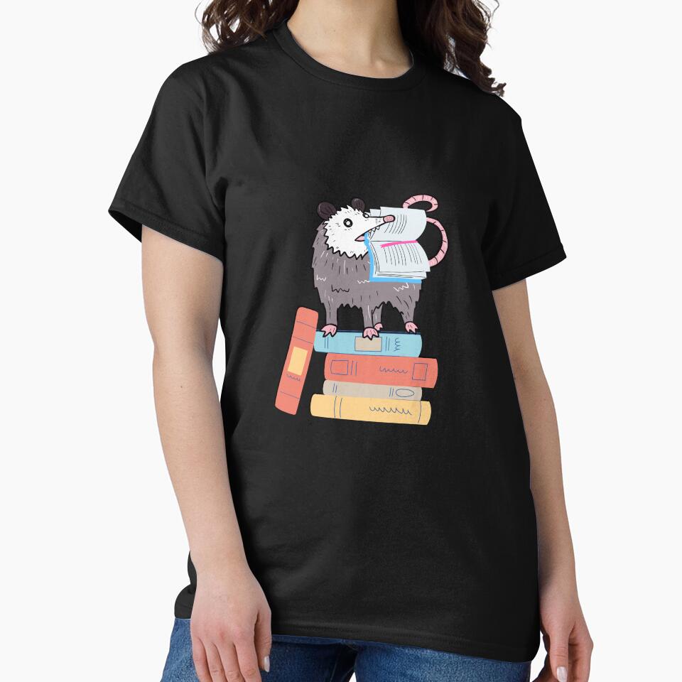 Opossum Reading by TheAnimalZ00