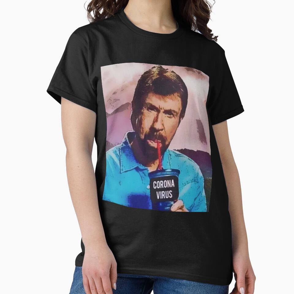 Chuck Norris Drinks Coronavirus by VicFreedomind