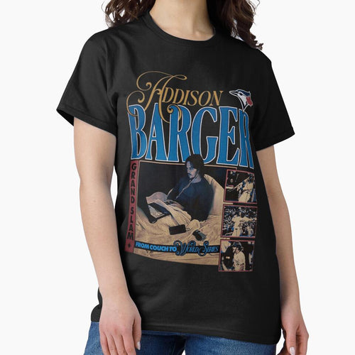 Addison Barger Toronto Blue Jays Grand Slam From Couch to World Series by Soceitiz