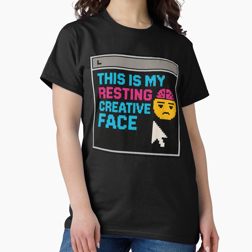 Creative Concentration – Resting Creative Face by Mad Factory Designs