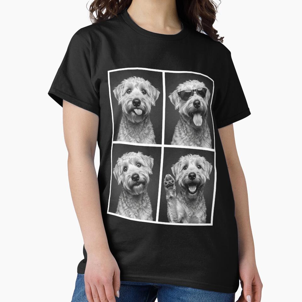 Funny Soft Coated Wheaten Terrier Selfie Photo Photobooth Dog Lover by dian-rody-crest