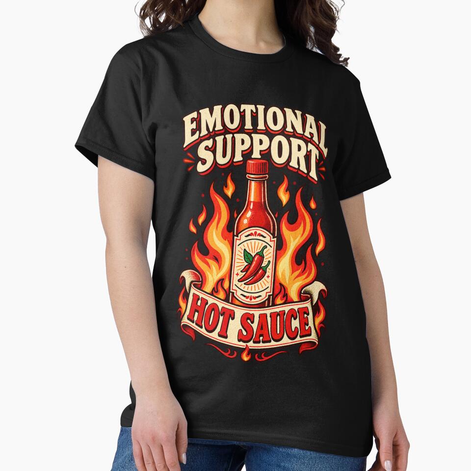 Emotional Support Hot Sauce by ThoughtsInTheOpen