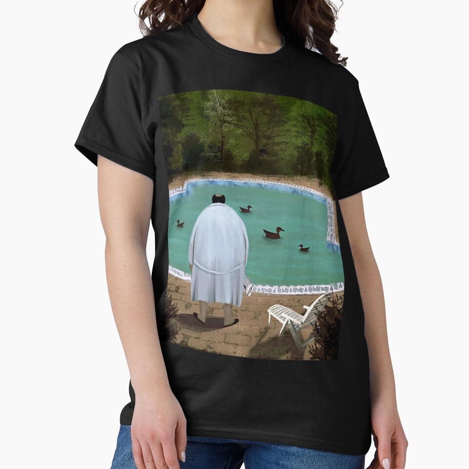 Liminal Space Duck Pool Dreamcore Illustration by velandcarte