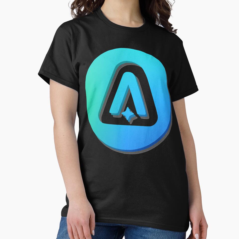 Stylized Light Blue Outer Ring Encasing a Rounded by nicetory
