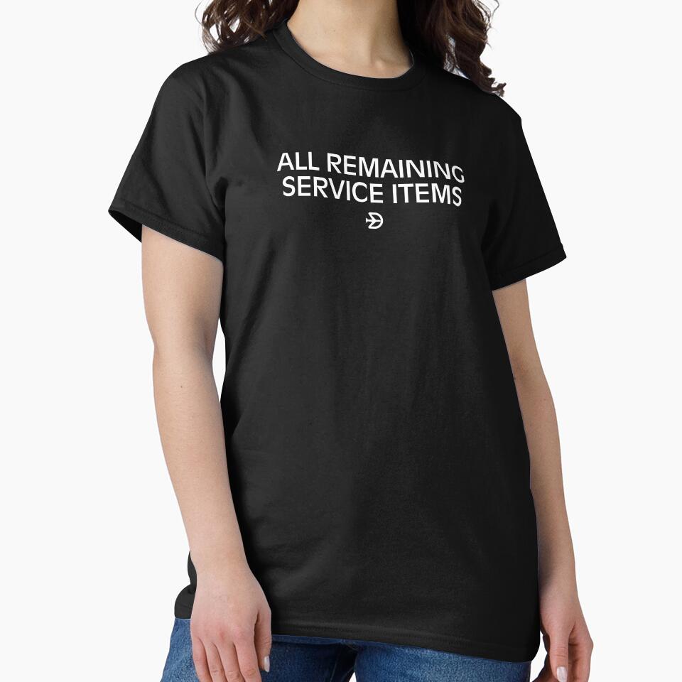 All Remaining Service Items — Airline Humor by Mundera