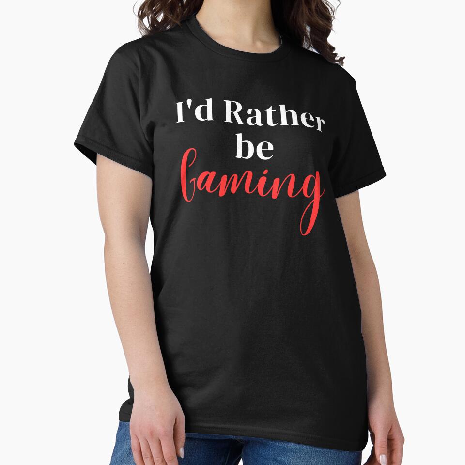I'd rather be gaming by greenbluearts