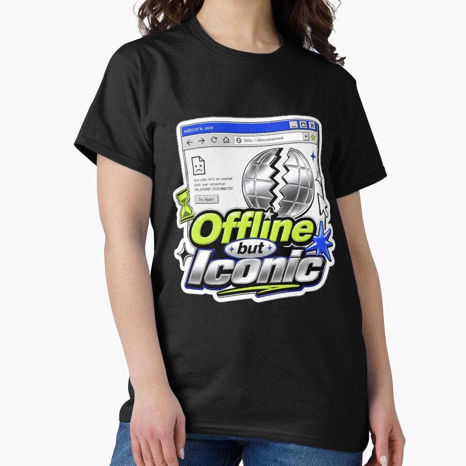 Offline But Iconic Retro Internet Sticker by Sketchlegacy