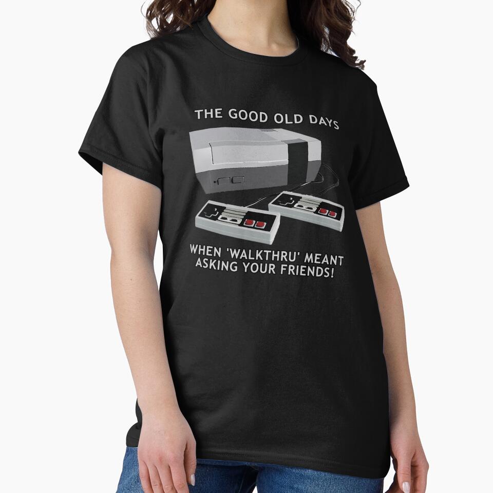 Retro gaming "The Good Old Days When 'Walkthru" Meant Asking Your Friends!" by JDMTees