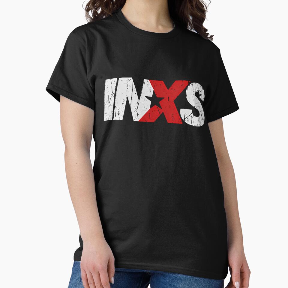 Inxs  Logo Vintage Illustration by ElsaScheffl