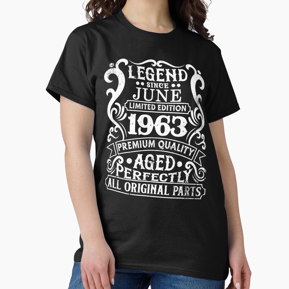Aged To Perfection 1963 Vintage Birthday Limited Edition Retro Gift by OliviaHayesArt