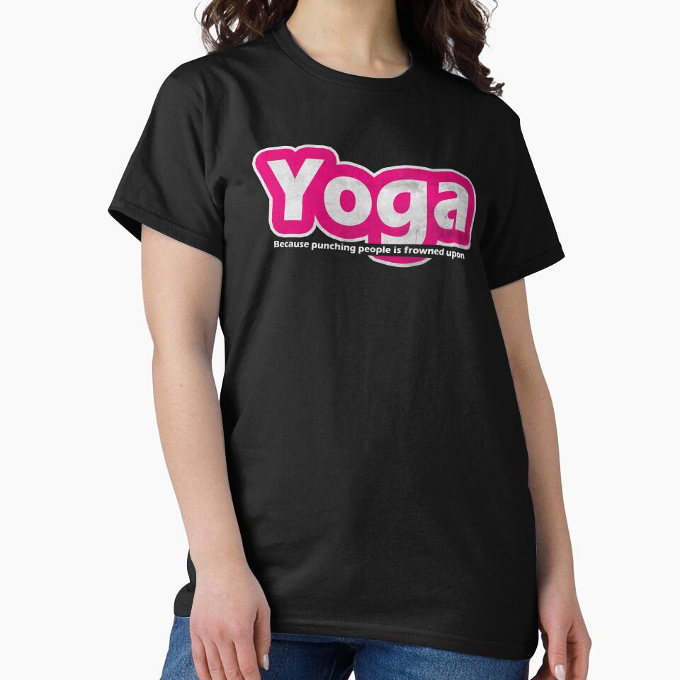 Yoga Because Punching People Is Frowned Upon by HorizonDesignz