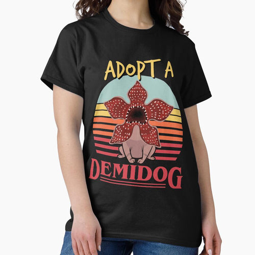 Adopt a Demodog Funny Vintage Dog Lovers Design by simplytldr