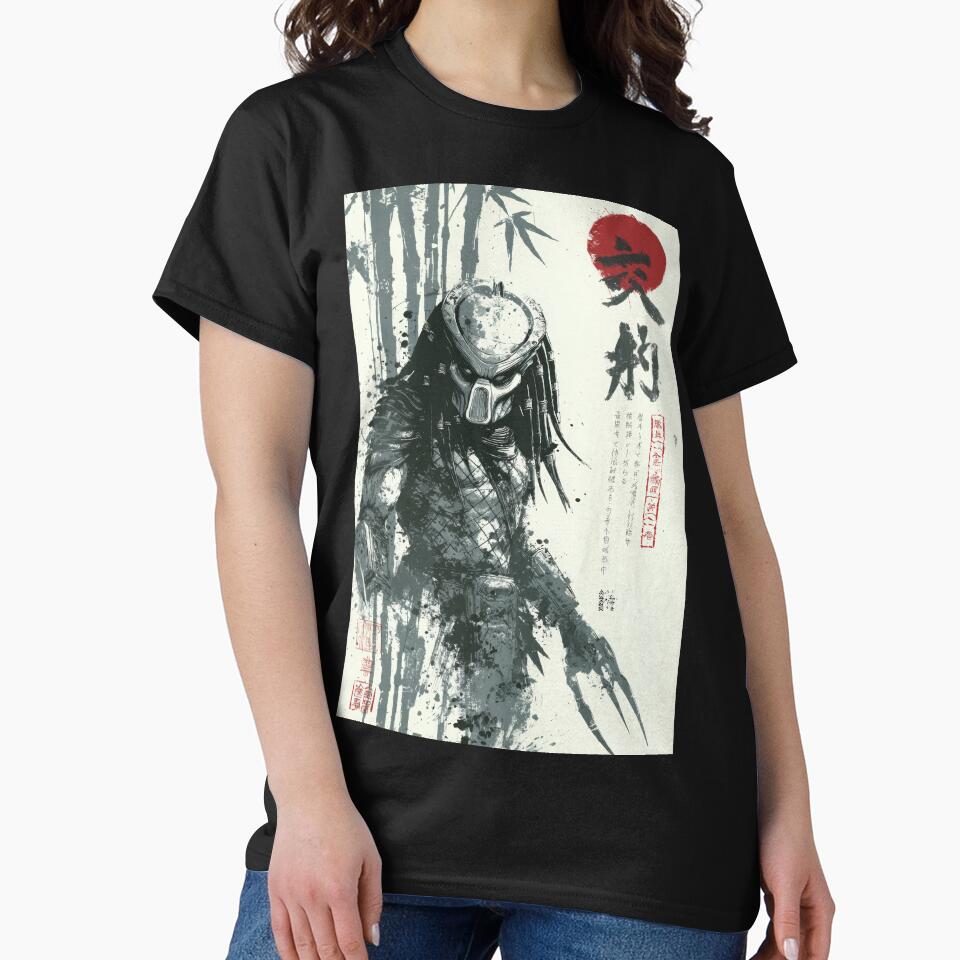 The Predator Sumi-e Warm Green by AnimeArsenalPrints
