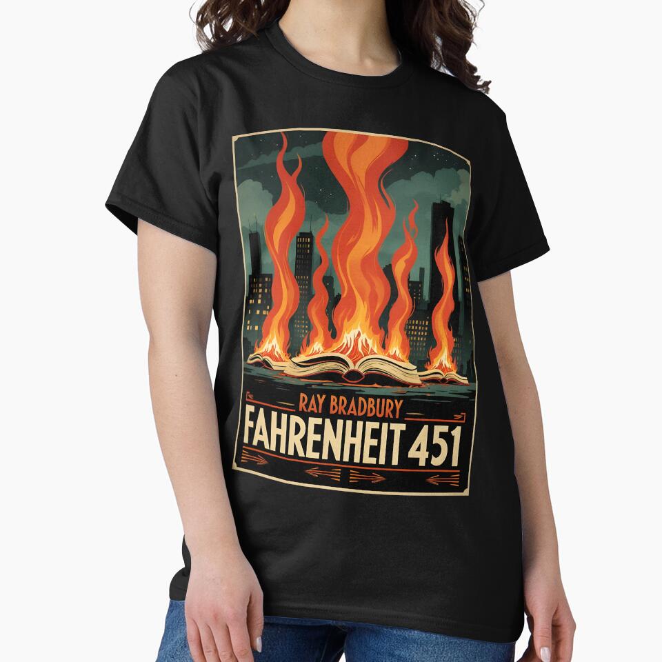 An Illustration for Fahrenheit 451 - Ray Bradbury by GoodOldVintage