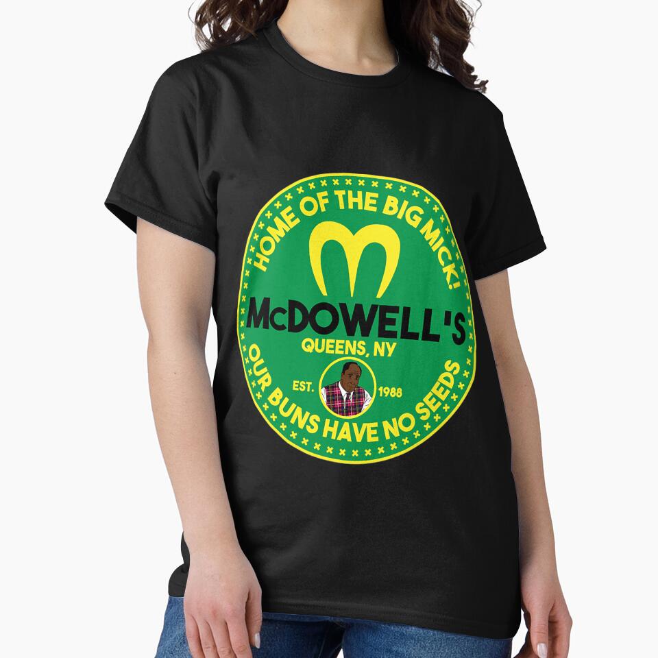 80s Movies T-ShirtMcDowells logo by LarSallen