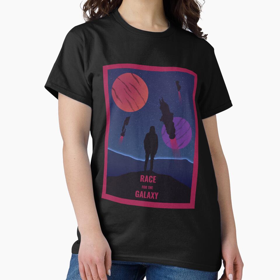 Race of the Galaxy - Board Games - Minimalist Travel Poster Style - Board Game Art by MeepleDesign