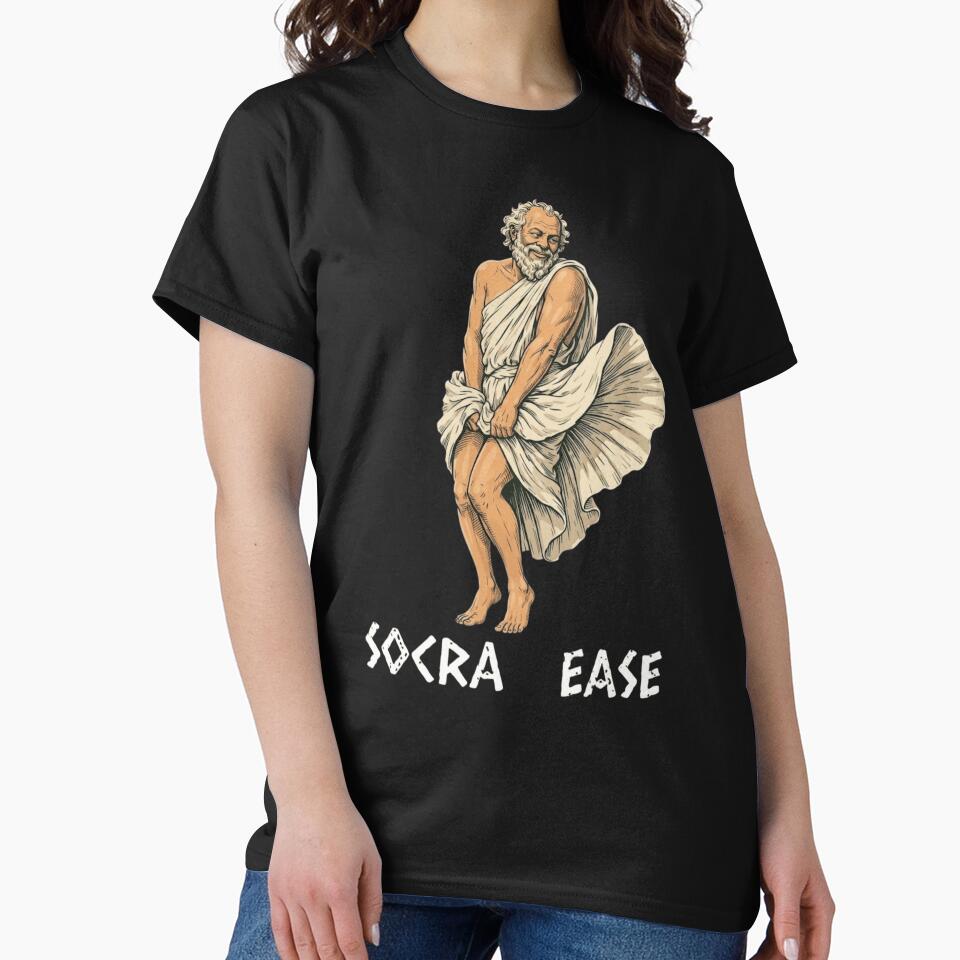 Socrates Marilyn Monroe Parody Funny Greek Philosophy Pun Socratease by haitrieuic96