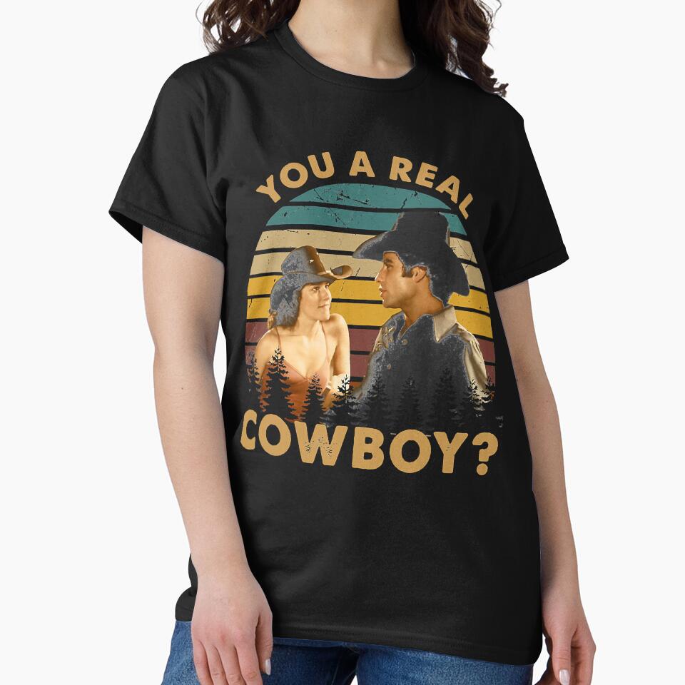 Day Gift for American Urban Cowboy Romantic Western Movie Funny Men Fan by Gina667