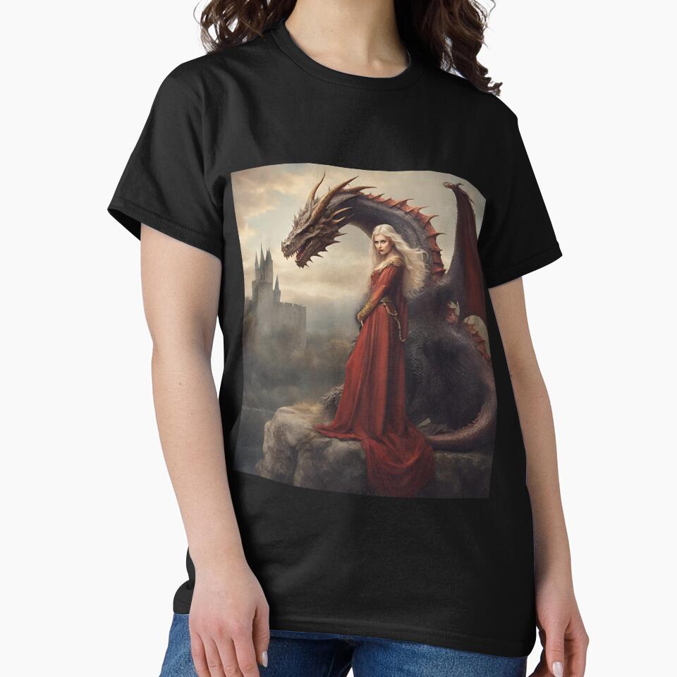 Maiden and the dragon medieval times by SeeingBeyond
