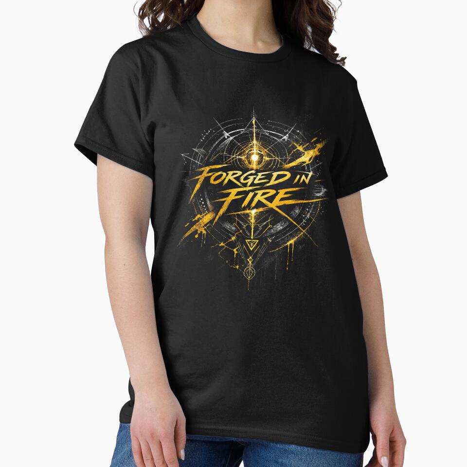 Forged in Fire – Strength & Craftsmanship by ForeverPrintsOK