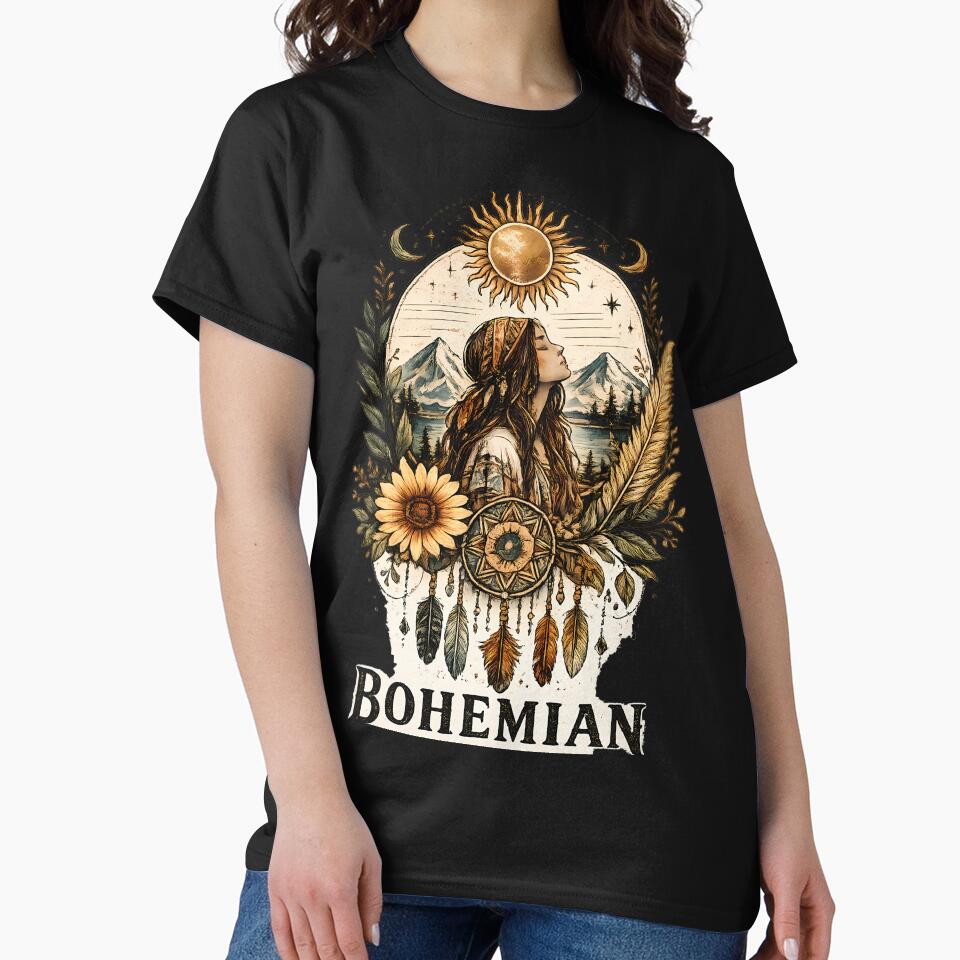 Bohemian Wild Heart Free Soul – Dreamcatcher Boho Nature by SamiOmar94