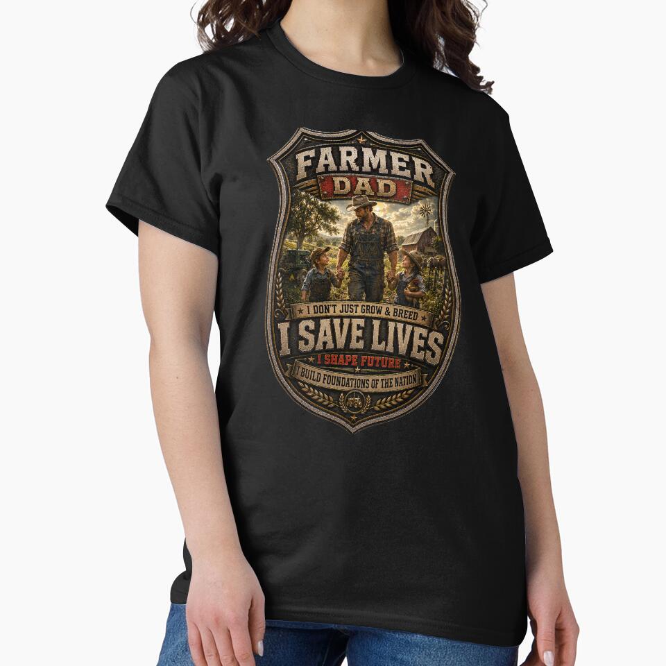 SuperDad - Farmer Dad Badge by MetusArt