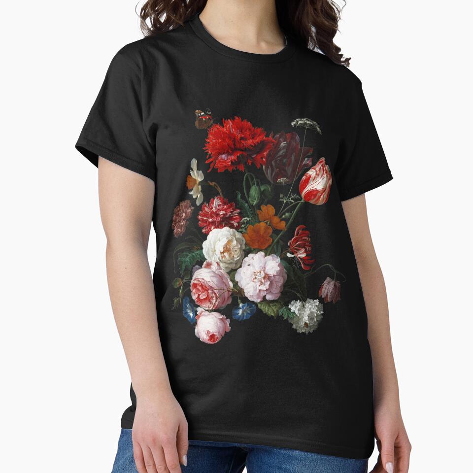 Antique Dutch Floral still Life by elinaarbidane