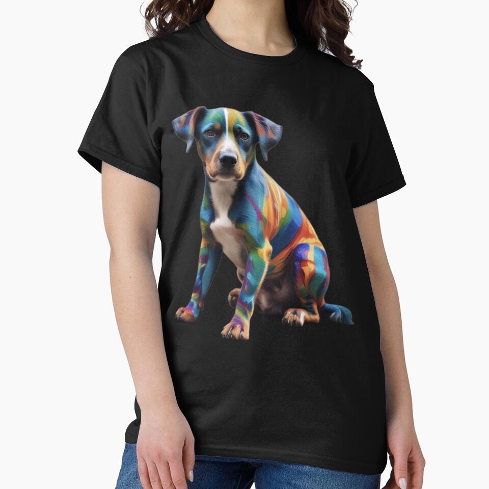 Dog AI colorful by AbeeRedB