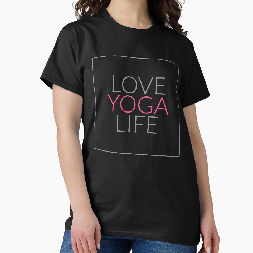 Love Yoga Life Yoga Fitness Lover by Singhe Design