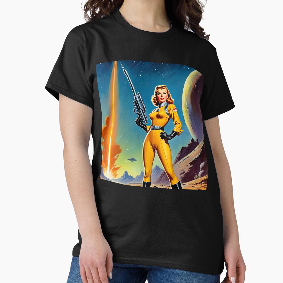 1950's Female Space Cadet | Retro Artwork by OrganicLights