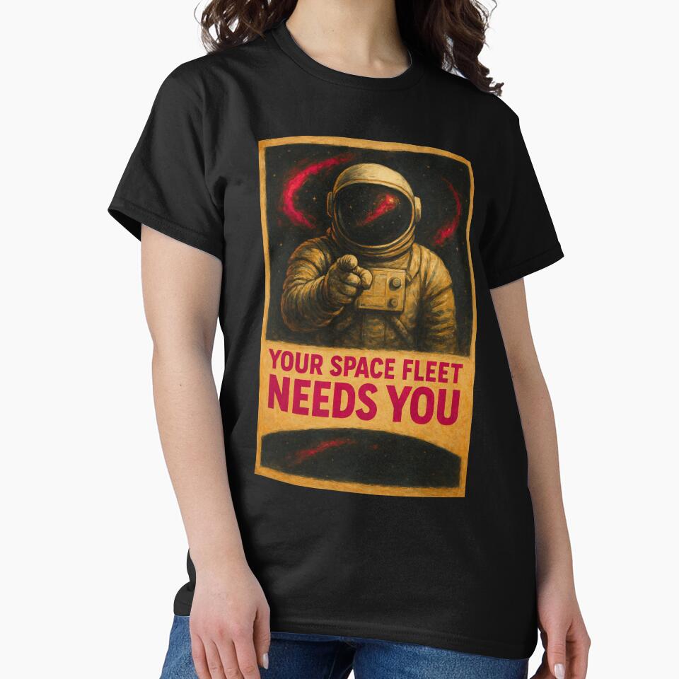 Propaganda Style Poster Space Explorer Vintage by Genius Geek