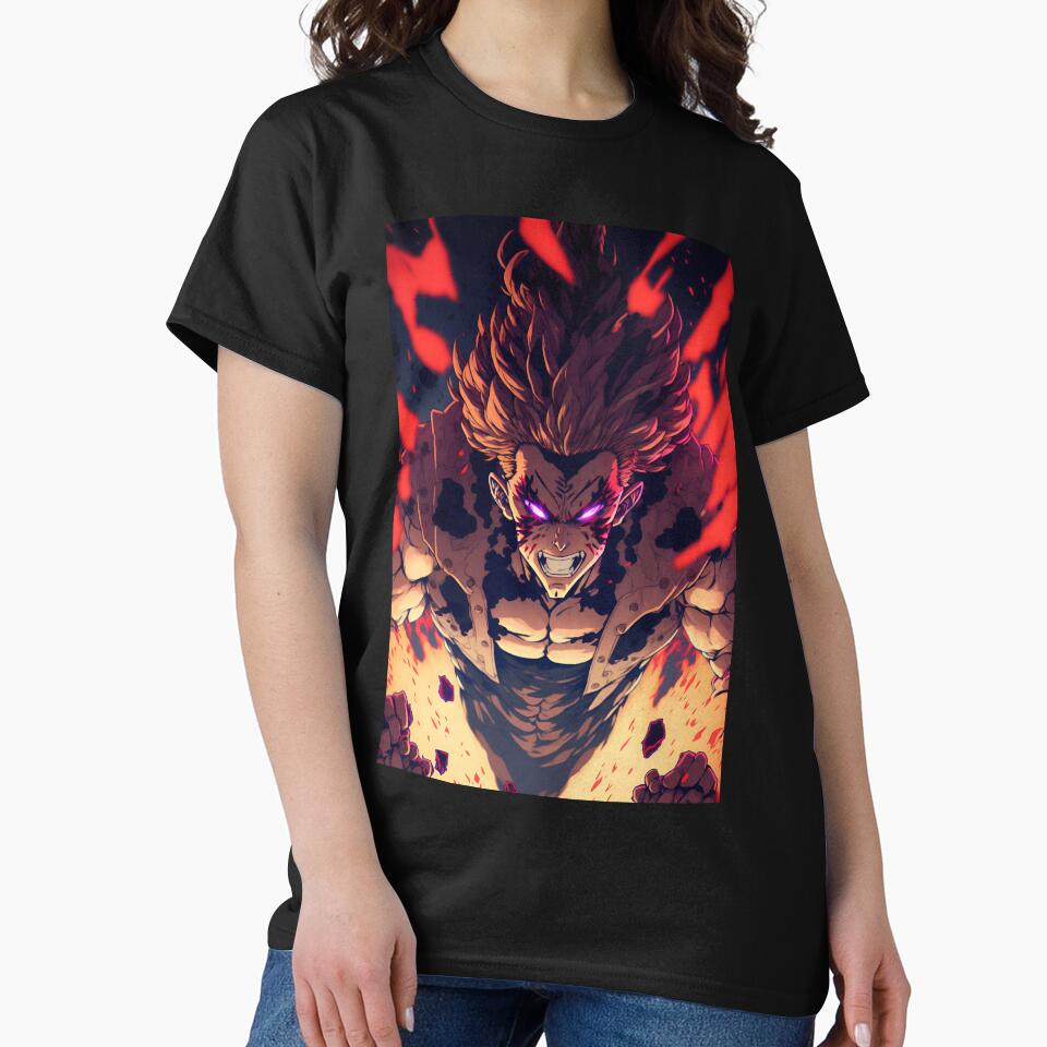 Anime Demon hero Ascending from Hell by Bubblebuk