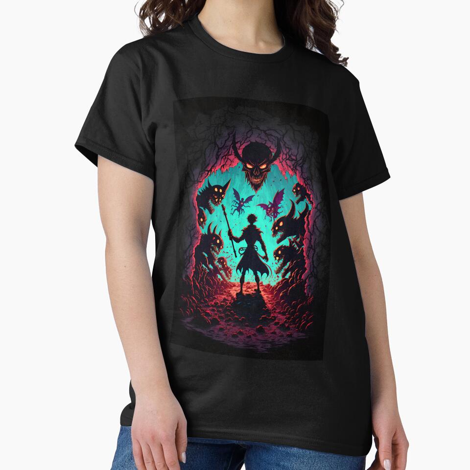 Anime Hero Entering Hell to Fight Demons by Bubblebuk
