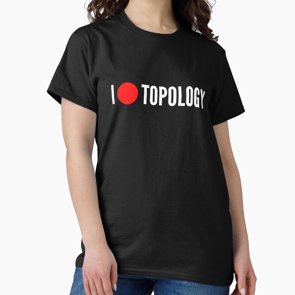 I love topology math geek joke - black oneline by ArtsySue