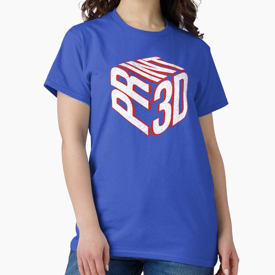 Print 3D Isometric Block Typography by RoughPrint