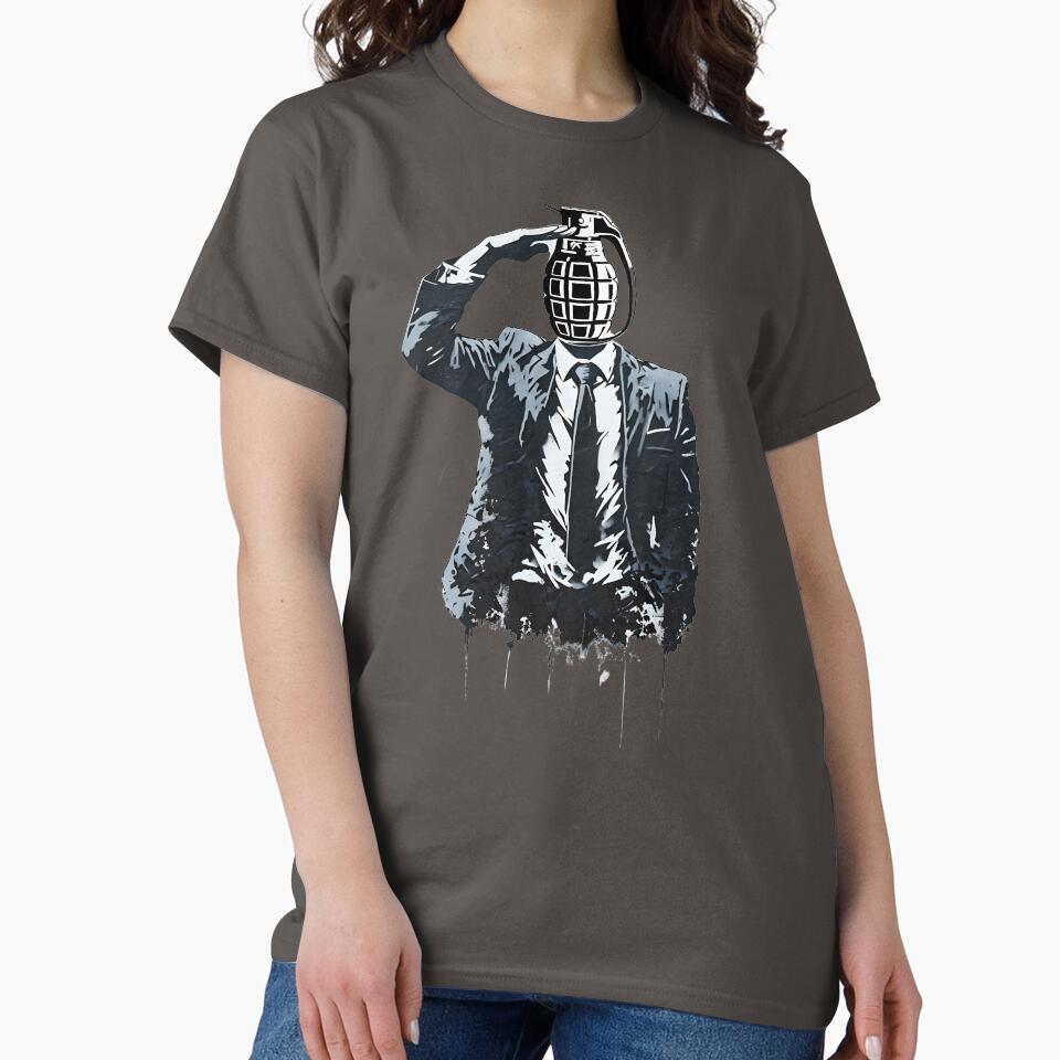 Explosive Salute Graffiti-Style Grenade Head by theThreadzone