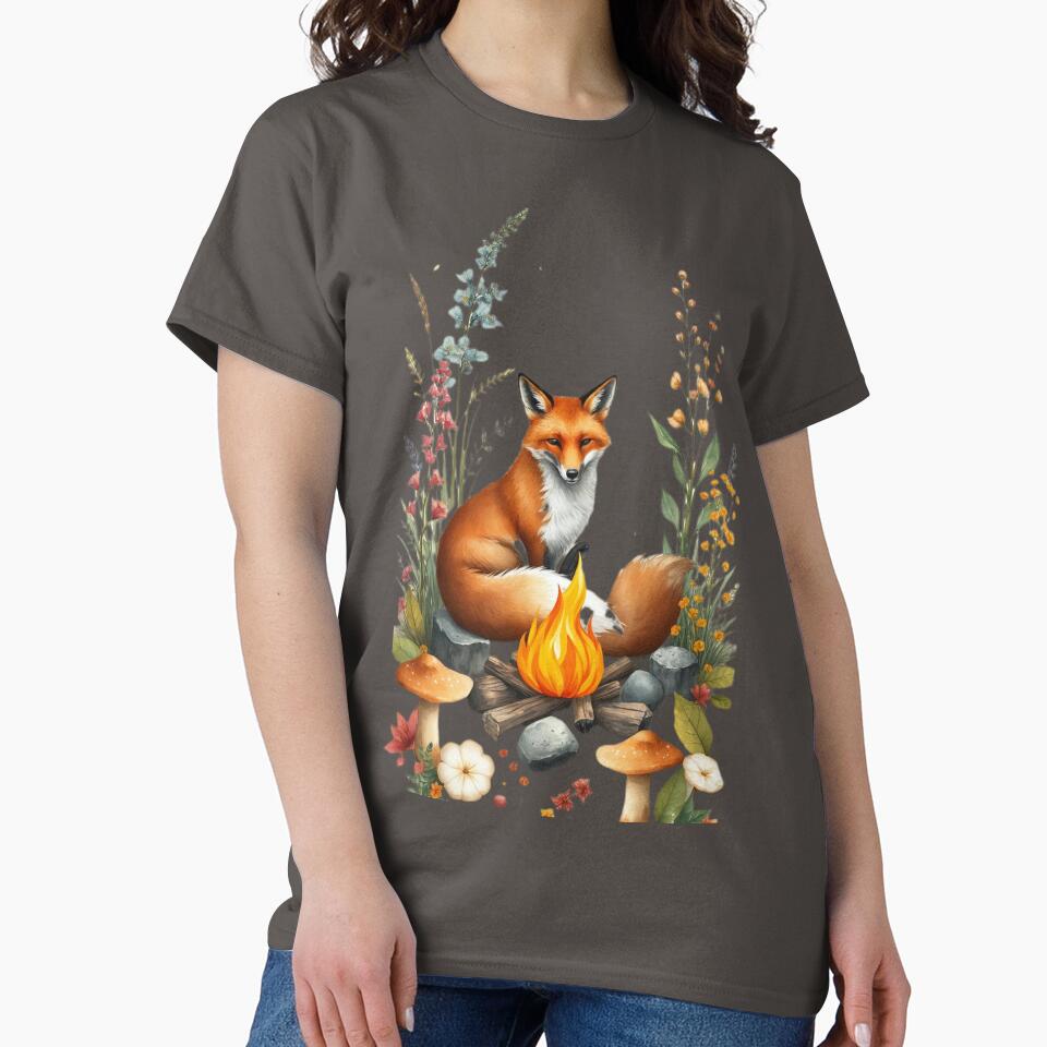 Boho Fox by the Campfire by lstaford
