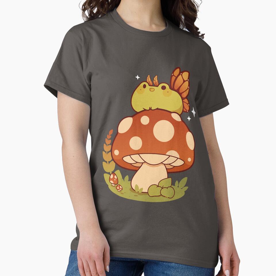Fairy frog on a mushroom by Rihnlin