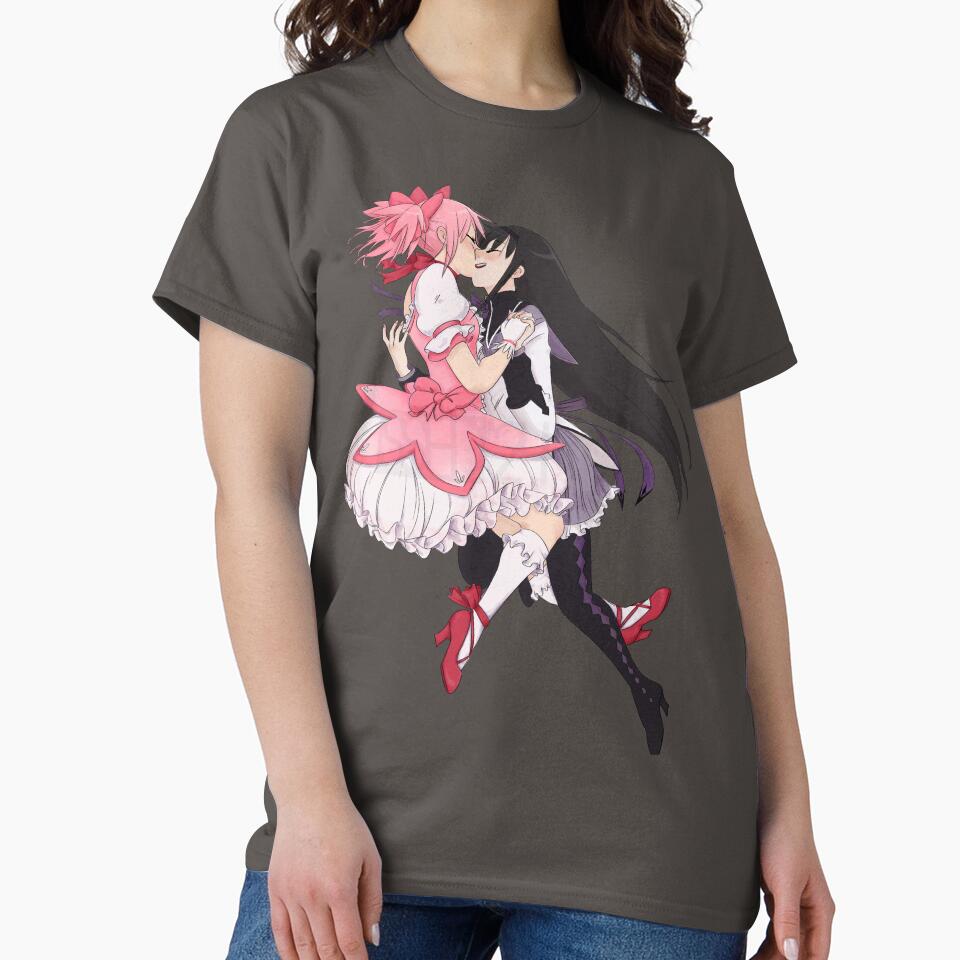 Madoka Magica Madoka and Homura by SirSketch EDoodle