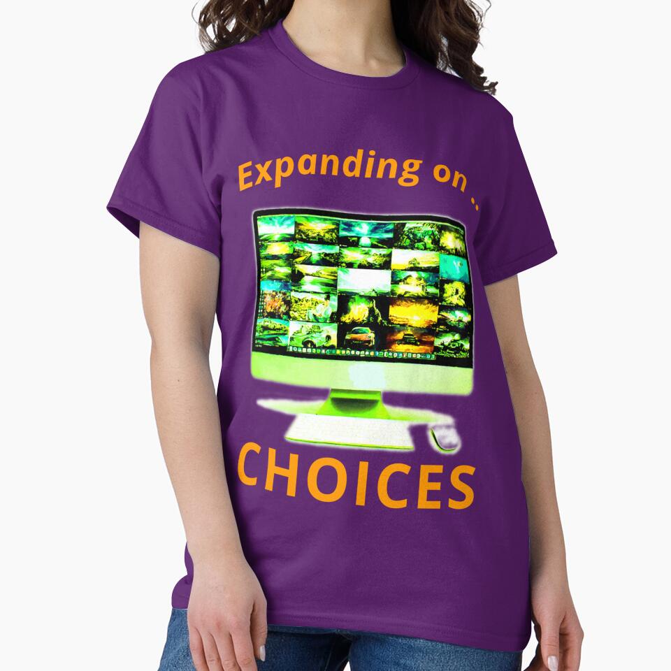 Expanding on Choices, a modern computer gift, for the geek and computer lover by PiperParrot